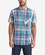 camisa de manga corta pardy azul índigo 0RZL2648 hombres Reef