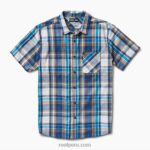 camisa de manga corta pardy azul índigo 0RZL2648 hombres Reef - Image 3