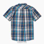 camisa de manga corta pardy azul índigo 0RZL2648 hombres Reef - Image 4