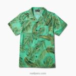 camisa de manga corta peters verde electrico 0RZL2668 hombres Reef - Image 3
