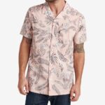 camisa de manga corta rockdale rosa sepia 0RZL2639 hombres Reef