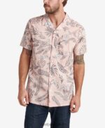 camisa de manga corta rockdale rosa sepia 0RZL2639 hombres Reef