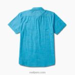camisa de manga corta winfred azul claro de las estrellas 0RZL2643 hombres Reef - Image 4