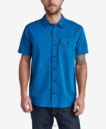 camisa de manga corta winfred azul francés 0RZL2653 hombres Reef