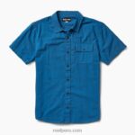 camisa de manga corta winfred azul francés 0RZL2653 hombres Reef - Image 3