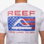 camiseta beverly manga corta blanco brillante 0RZL2564 hombres Reef - Image 5