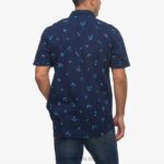 camiseta corbin manga corta insignia azul 0RZL2644 hombres Reef - Image 3