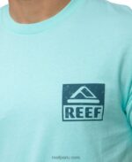 camiseta de manga corta azul aruba 0RZL2578 hombres Reef - Image 3