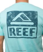 camiseta de manga corta azul aruba 0RZL2578 hombres Reef - Image 4