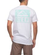 camiseta de manga corta blanco brillante 0RZL2560 hombres Reef