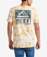 camiseta de manga corta con teñido anudado mineral 0RZL2579 hombres Reef - Image 2
