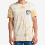 camiseta de manga corta con teñido anudado mineral 0RZL2579 hombres Reef