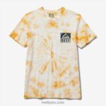 camiseta de manga corta con teñido anudado mineral 0RZL2579 hombres Reef - Image 3