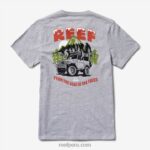 camiseta de manga corta de madera cuero gris 0RZL2587 hombres Reef - Image 4