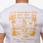 camiseta de manga corta de niña de la isla blanco brillante 0RZL2559 hombres Reef - Image 5