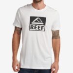 camiseta de manga corta del conductor malvavisco 0RZL2605 hombres Reef