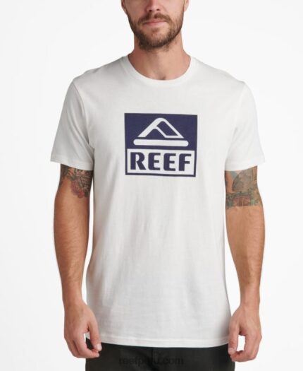 camiseta de manga corta del conductor malvavisco 0RZL2630 hombres Reef