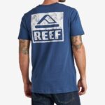 camiseta de manga corta insignias azules 0RZL2554 hombres Reef