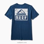 camiseta de manga corta insignias azules 0RZL2554 hombres Reef - Image 4