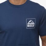 camiseta de manga corta libertad insignia azul 0RZL2568 hombres Reef - Image 4