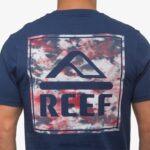 camiseta de manga corta libertad insignia azul 0RZL2568 hombres Reef - Image 5