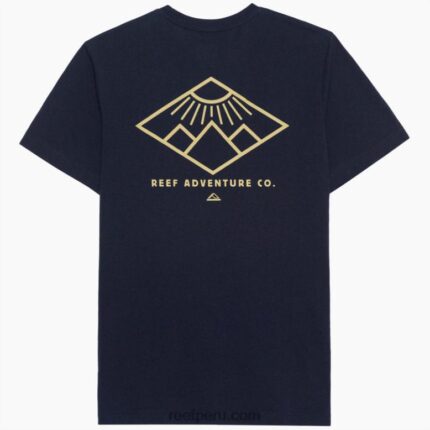 Camiseta de manga corta Peaks Recyclo Armada 0RZL2591 hombres Reef