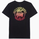 camiseta de manga corta reciclo salado negro 0RZL2592 hombres Reef