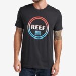camiseta de manga corta shimmy caviar 0RZL2607 hombres Reef