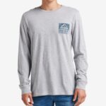 camiseta de manga larga cuero gris 0RZL2586 hombres Reef