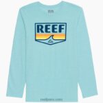 Camiseta de manga larga Savor Recyclo cielo azul 0RZL2597 hombres Reef