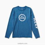camiseta de protección contra erupciones de manga larga yuna azul lapislázuli 0RZL2602 hombres Reef - Image 3