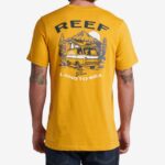 camiseta emergente de manga corta amarillo mineral 0RZL2577 hombres Reef