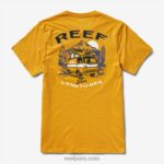 camiseta emergente de manga corta amarillo mineral 0RZL2577 hombres Reef - Image 4