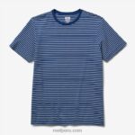 camiseta rumson de manga corta a rayas insignias azules 0RZL2609 hombres Reef - Image 2