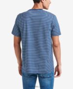 camiseta rumson de manga corta a rayas insignias azules 0RZL2609 hombres Reef - Image 3