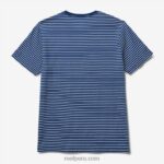 camiseta rumson de manga corta a rayas insignias azules 0RZL2609 hombres Reef - Image 4