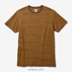 camiseta rumson de manga corta a rayas tambor de lluvia 0RZL2600 hombres Reef - Image 3