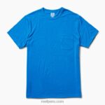 camiseta smith de punto con bolsillo y manga corta azul francés 0RZL2598 hombres Reef - Image 3