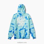 cazadora sudadera con capucha tie dye verde electrico 0RZL2744 hombres Reef - Image 2