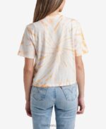 Di por favor camiseta corta de manga corta tinte de corbata de melocotón 0RZL2273 mujer Reef - Image 2