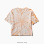 Di por favor camiseta corta de manga corta tinte de corbata de melocotón 0RZL2273 mujer Reef - Image 4