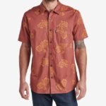 forja camisa de manga corta caoba 0RZL2642 hombres Reef