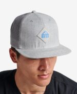 gorra de camionero madre snapback cuero gris 0RZL2767 hombres Reef - Image 3