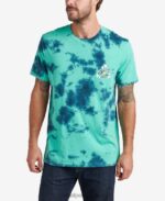 playera de manga corta con teñido anudado schmoe bloque azul icew 0RZL2627 hombres Reef - Image 2