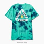 playera de manga corta con teñido anudado schmoe bloque azul icew 0RZL2627 hombres Reef - Image 3