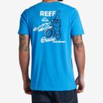 playera de manga corta crucero azul francés 0RZL2573 hombres Reef