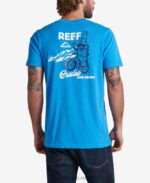 playera de manga corta crucero azul francés 0RZL2573 hombres Reef