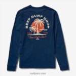 playera de manga larga con diseño aleatorio insignias azules 0RZL2612 hombres Reef - Image 4