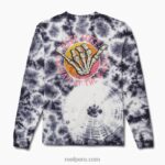 playera de manga larga con teñido anudado orquídea 0RZL2622 hombres Reef
