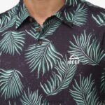 polo de manga corta con volante caviar 0RZL2655 hombres Reef - Image 3